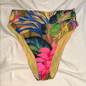 AERIE HIGH WAIST BIKINI BOTTOM - SIZE M